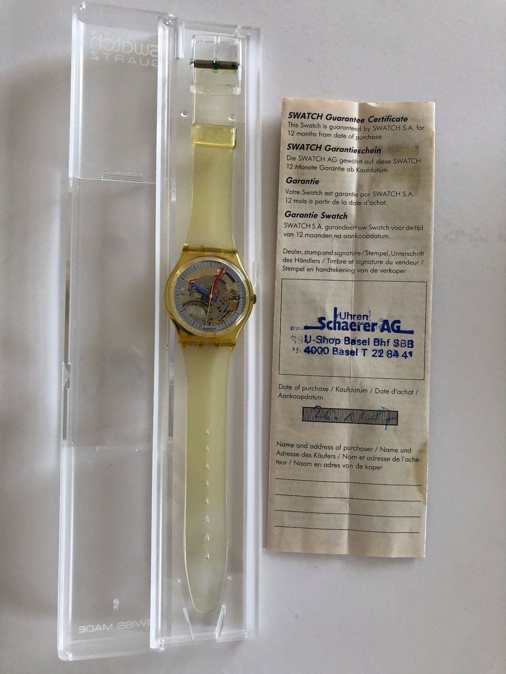 Swatch Orologi: Swatch Jellyfish, 1987 – Usato da Gunzwil venduto da feel_good