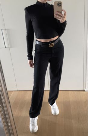 COS Schwarzes Oberteil Top Shirt Gr. M, Neuwertig wie neu 
