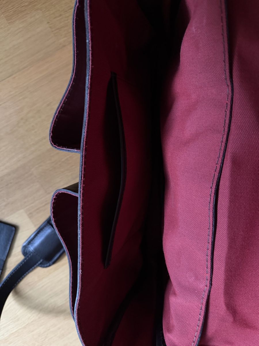 Borse: CRAVAR Full Leather messenger bag, espresso, red interior – Nuovo (secondo la descrizione) da La Tour-de-Peilz venduto da bma_s97h 3