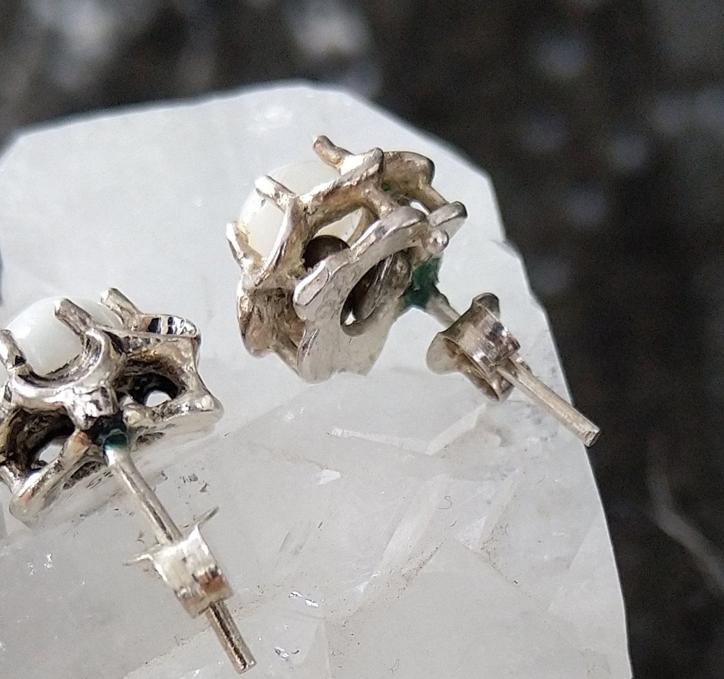 Ohrringe & -stecker: BLUMEN OHRRINGE IN 925 SILBER – Gebraucht aus Romanshorn von BoutiqueA 3