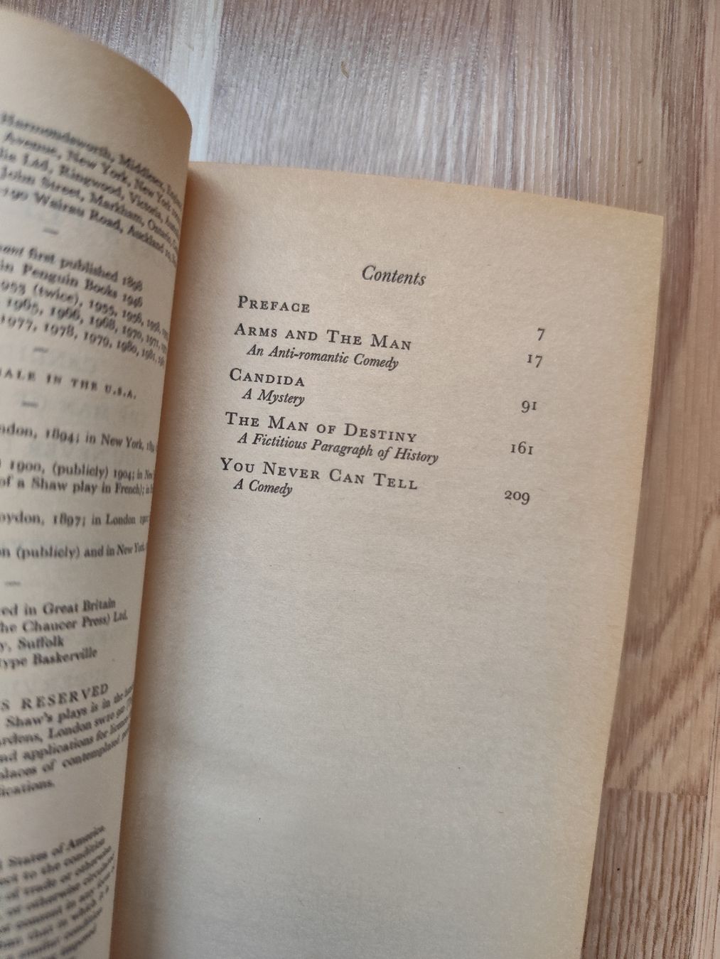 Libri: Bernard Shaw Plays Pleasant Penguin Books – Usato da Mägenwil venduto da VintageGirly 7