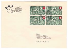 Lettre de St.Gallen BPA A373 pour Balsthal le 22.VI.46
