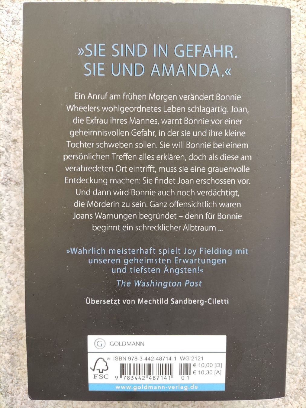 Libri: Joy Fielding Flieh, wenn du kannst – Usato da Basel venduto da Alacant 1