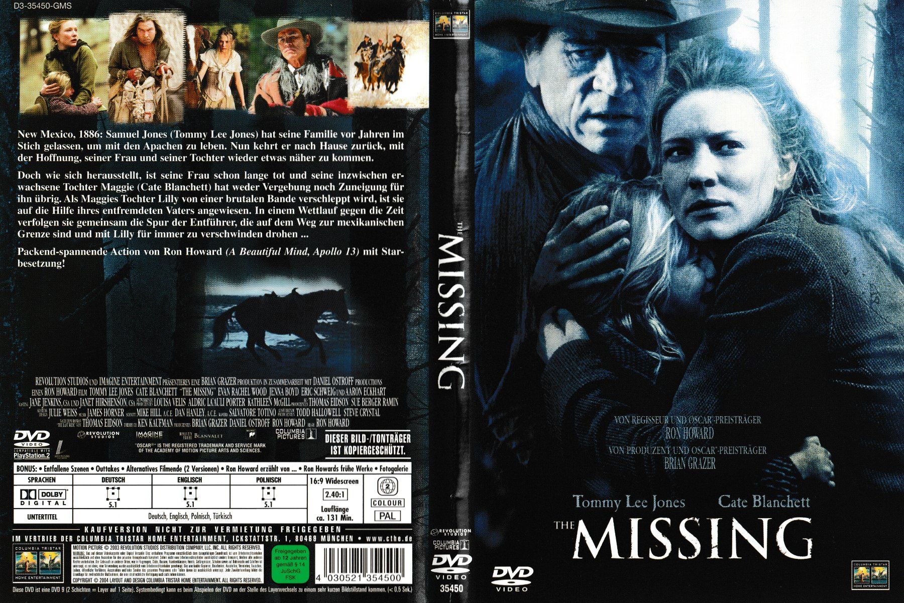 Tous les DVDs: DVD - The Missing – D'occasion à Langnau am Albis par MediaRescuerKeLoX