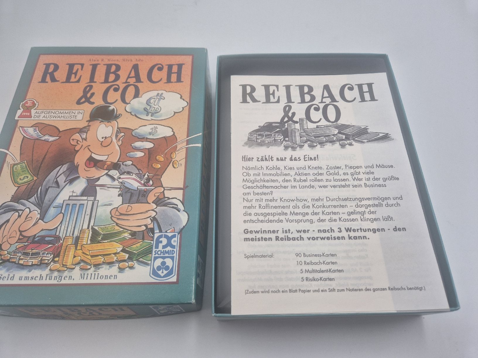 Giochi: Reibach & Co Kartenspiel – Usato da Ettiswil venduto da beekeper13 2