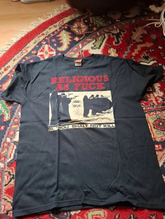 Religious AF, 5th Commandment Toxico Markenshirt (Size L)