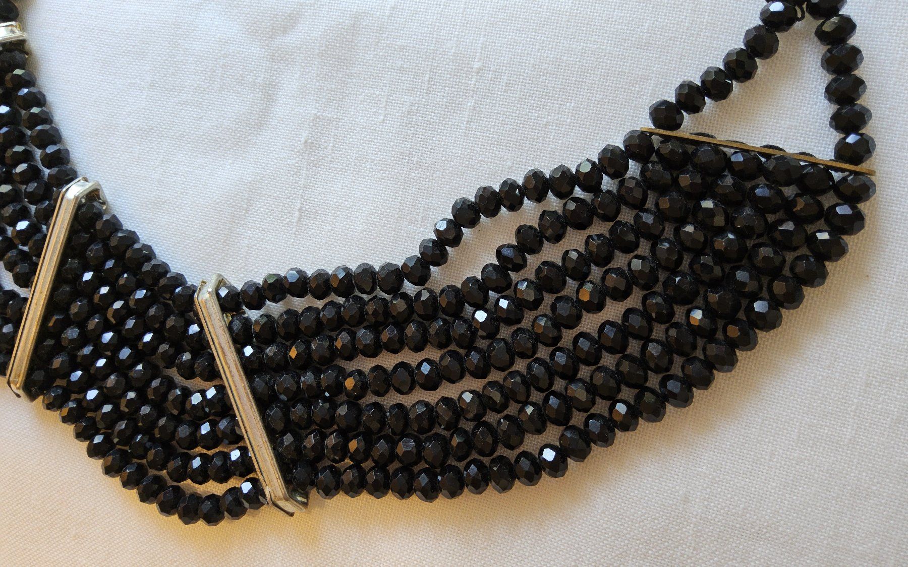 Ketten: Vintage luxuriöses Glasperlen Collier ca 1950 – Gebraucht aus Zürich von sanwit 8