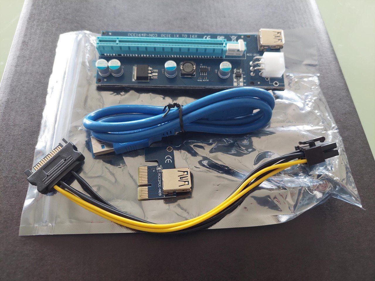 Elektronikbauteil: PCI-E Riser Express USB 3,0 - für Miners – Neu (gemäss Beschreibung) aus Holderbank AG von Tuhwd 5