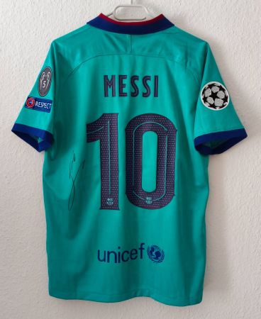 Lionel Messi - FC Barcelona Away 2019/20 Trikot - Signiert
