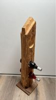 Rustikaler Weinflaschenhalter