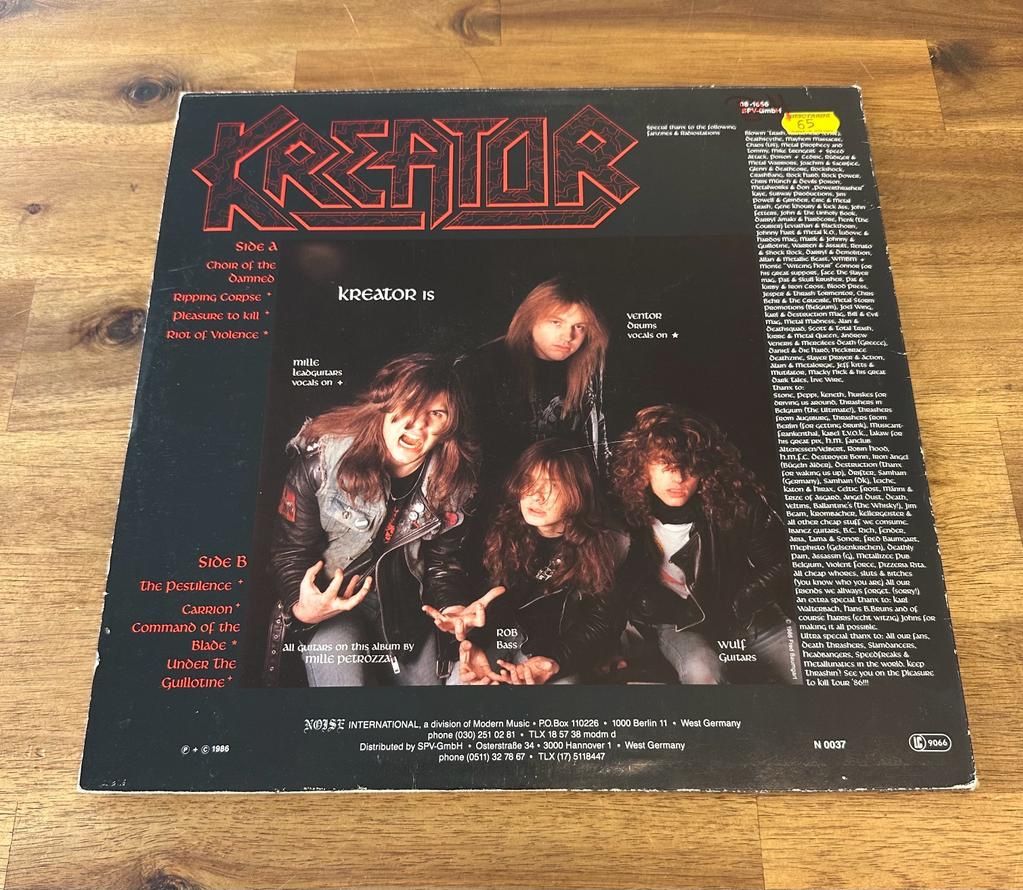Schallplatten: Kreator Pleasure to Kill 1986 – Gebraucht aus Belp von B7L0 1