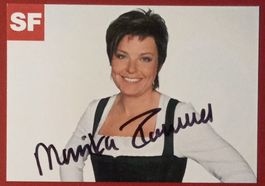 Monika Fasnacht SFDRS Autogramm signiert Foto 10x15cm