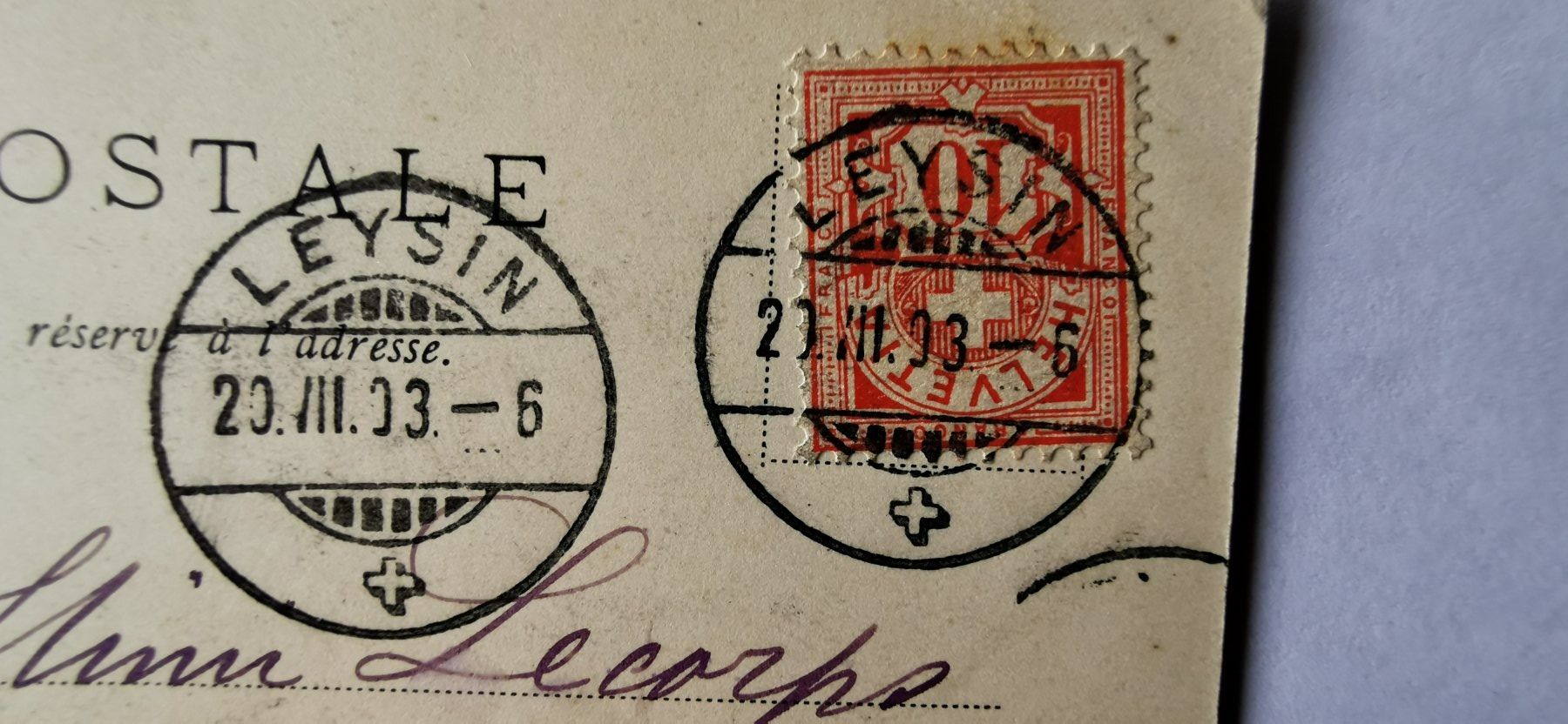 Alle Briefmarken: Postkarte 1903 – Gebraucht aus Aadorf von Chnorli-Furz 2