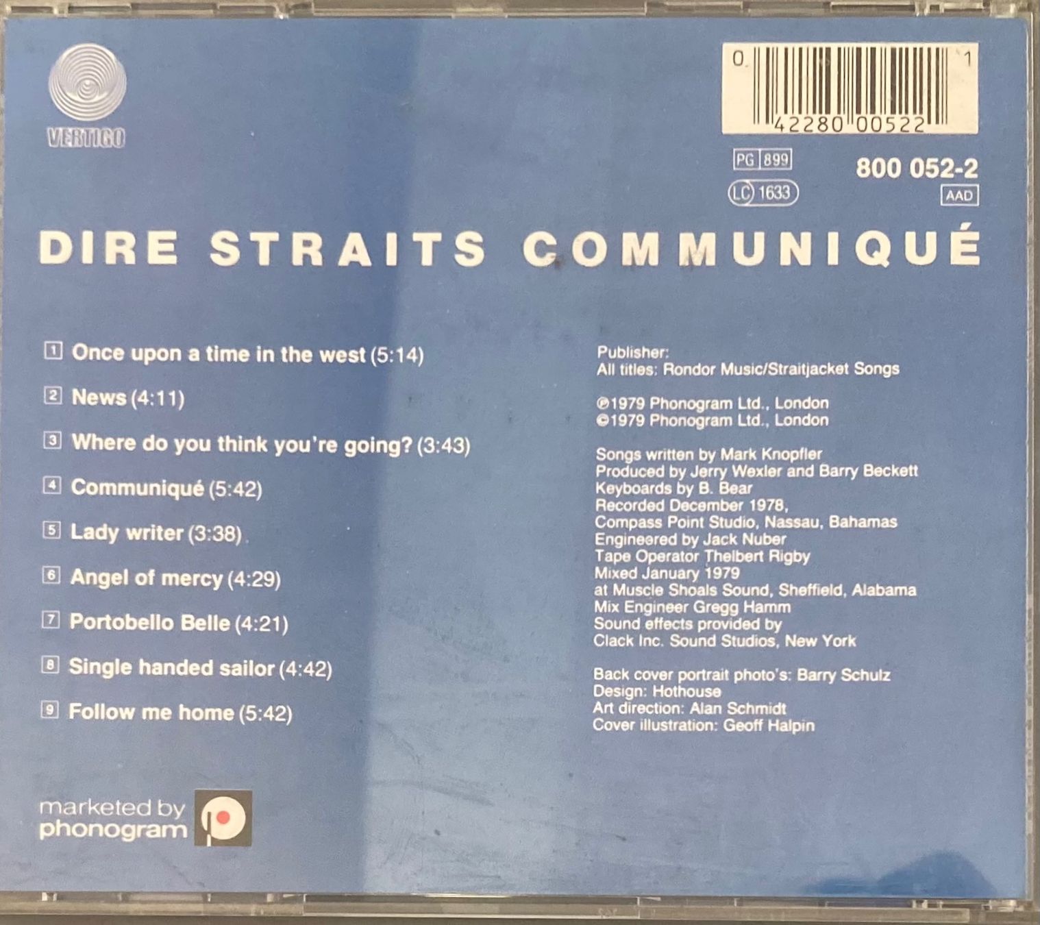 CDs: DIRE STRAITS - COMMUNIQUE – D'occasion à Poliez-Pittet par Newtown-Records 1
