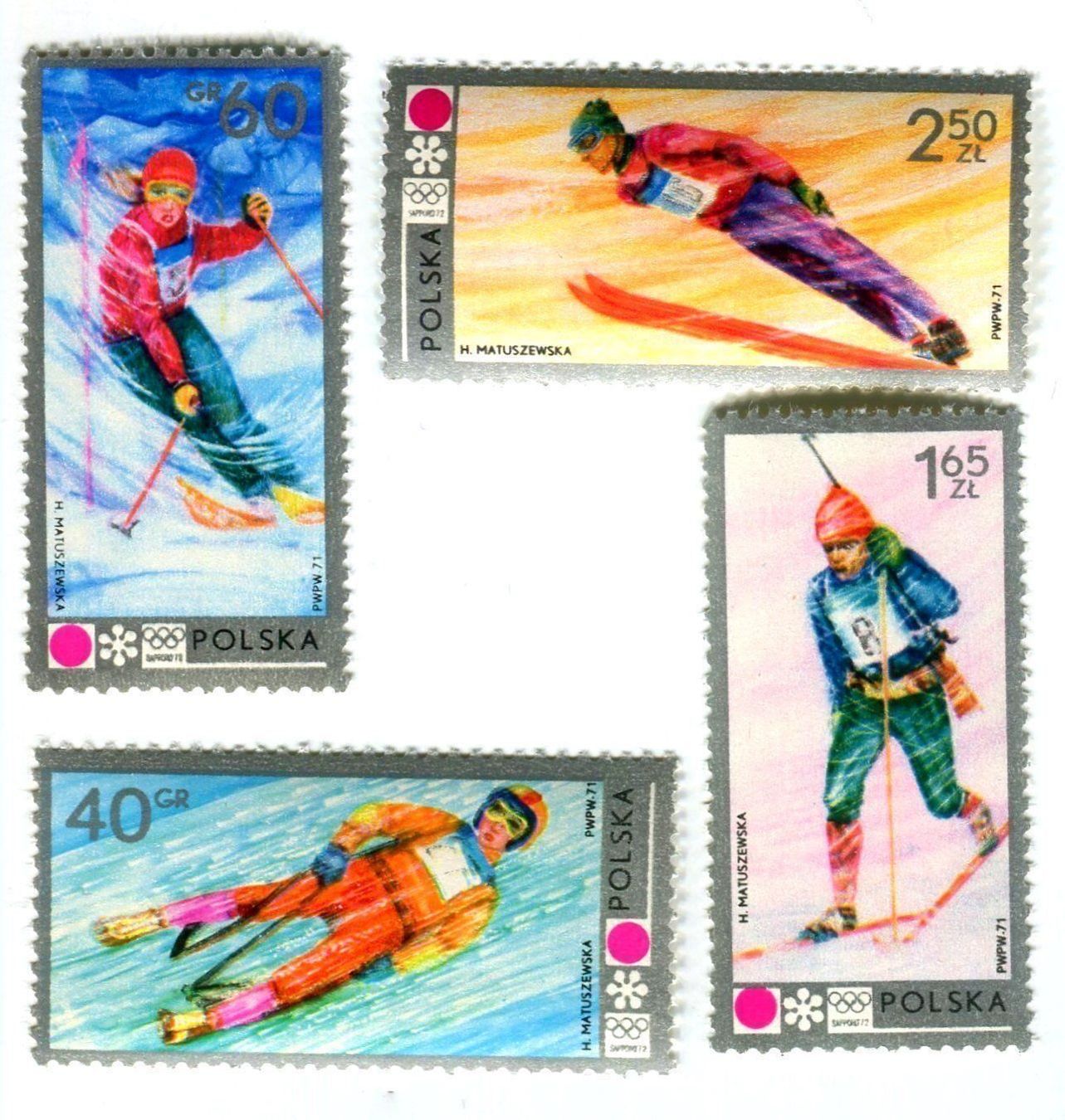 Tutti i francobolli: Briefmarken "Olympische Spiele". Polen. – Nuovo e nell'imballaggio originale da Basel venduto da Butsch5