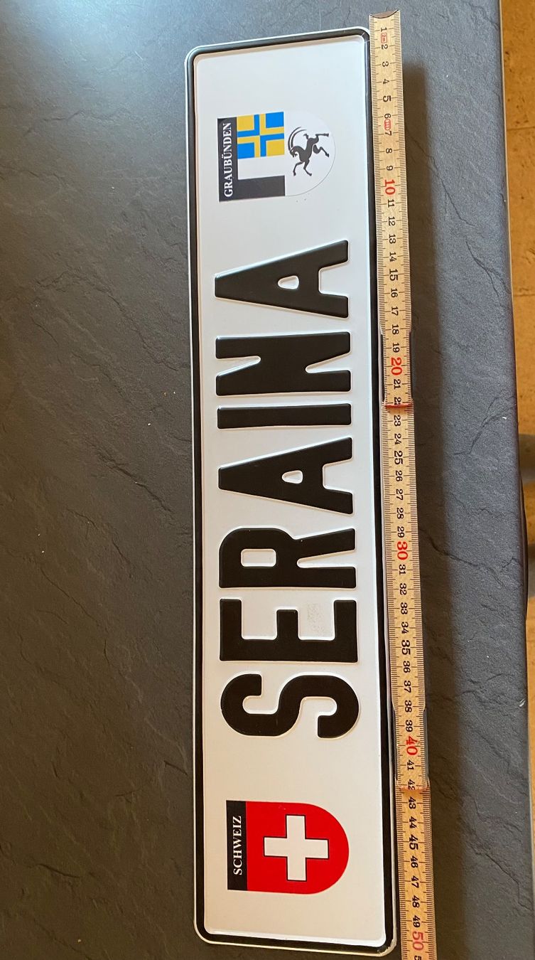 Insegne: Kantonschild Graubünden "Seraina" – Usato da Klosters venduto da Rigi98