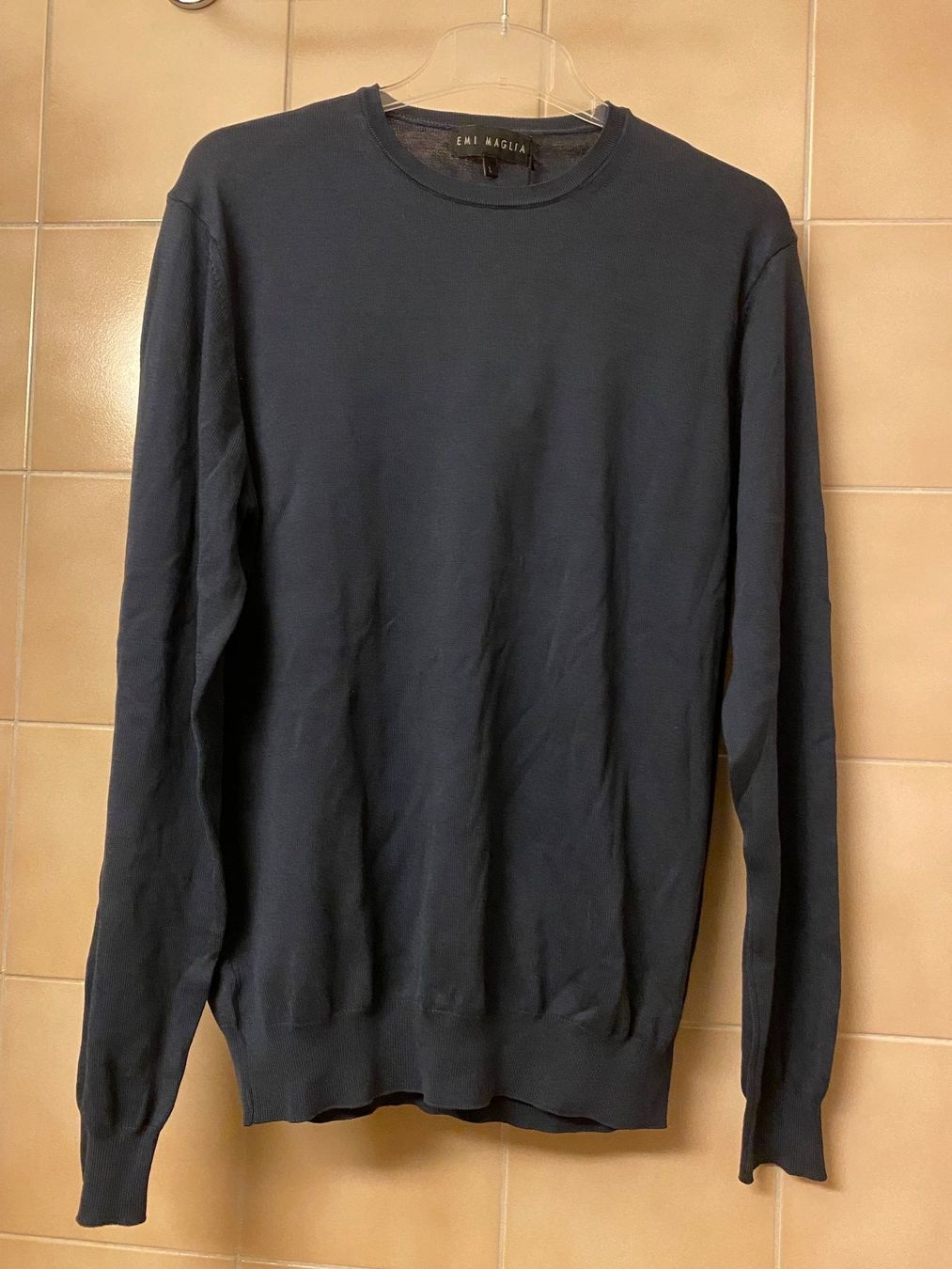 Maglioni & Felpe: Herren Pullover Wolle blau, Gr. L, neu – Nuovo e nell'imballaggio originale da Dietlikon venduto da Trukaip