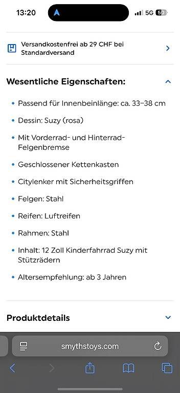 Biciclette: Fahrrad Mädchen, Velo – Usato da Rümlang venduto da emine.k 2