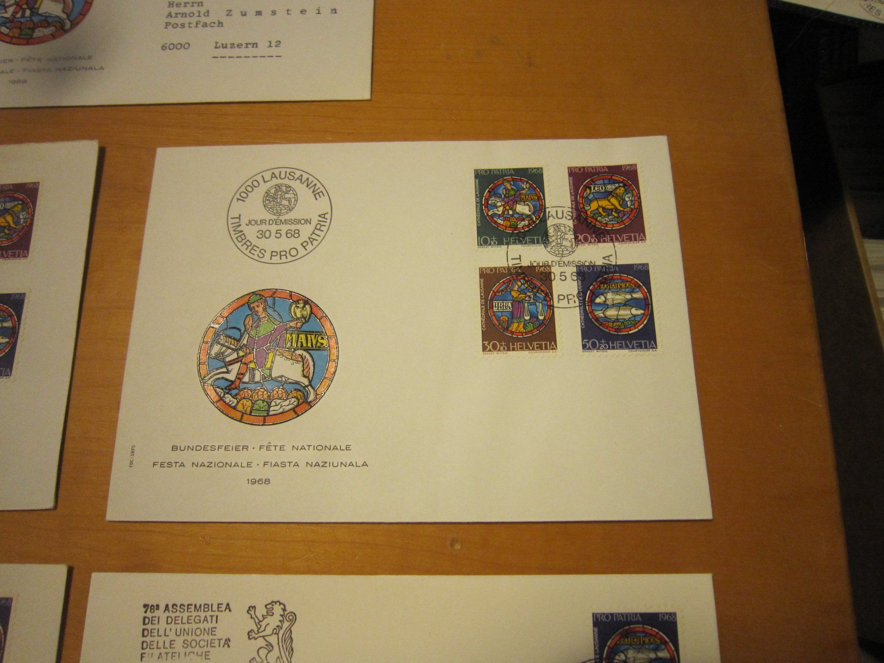 Tutti i francobolli: PP 1968 FDC und weitere Briefe – Usato da Gordola venduto da Polentaefung 3