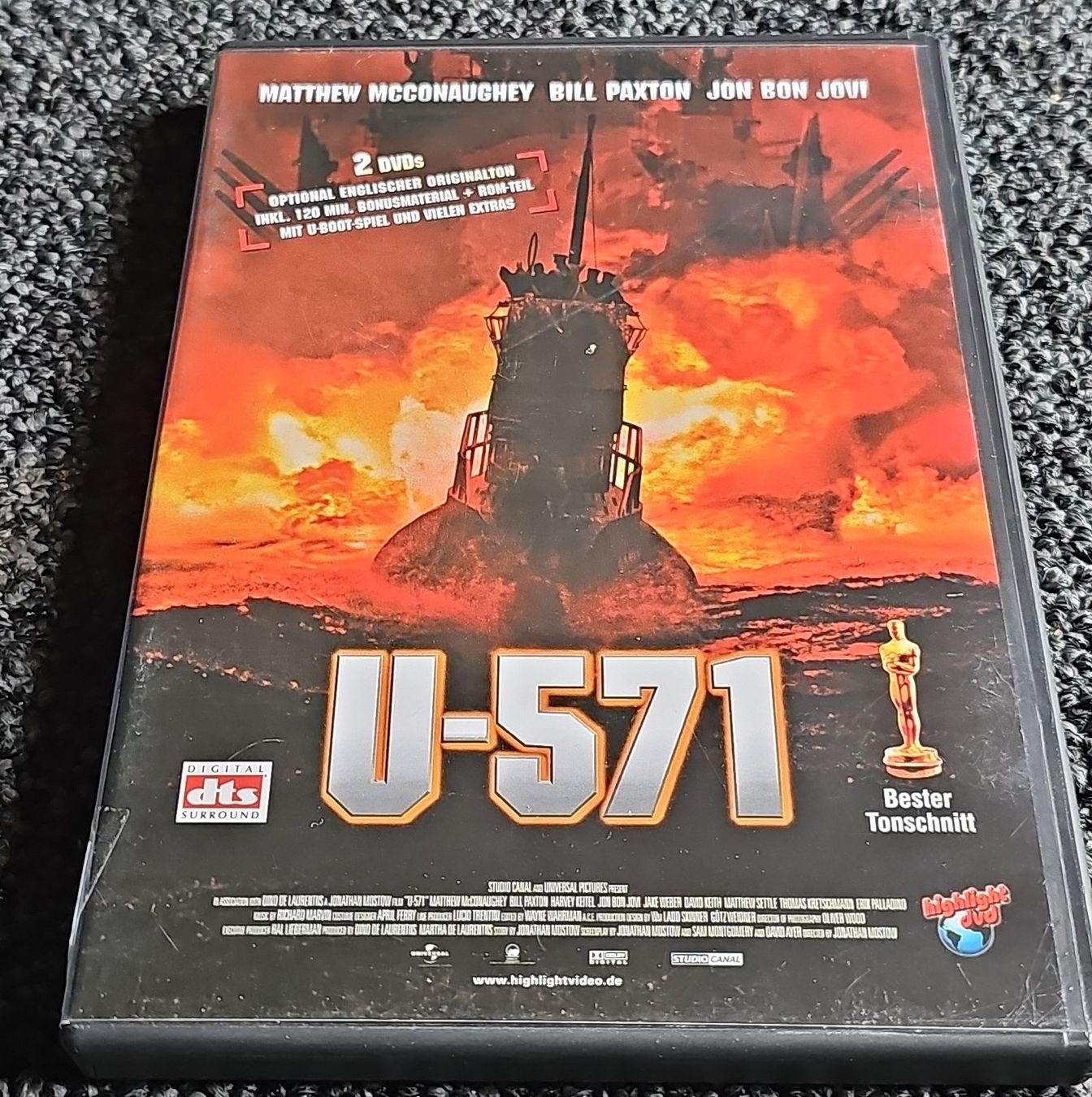 Tutti i DVDs: DVD U-571 (20095) – Usato da Ruswil venduto da jan_bxl5