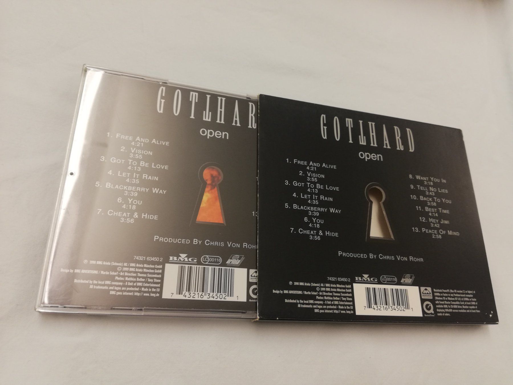 CDs: GOTTHARD - OPEN – D'occasion à Bern par Vinylsound.ch 1