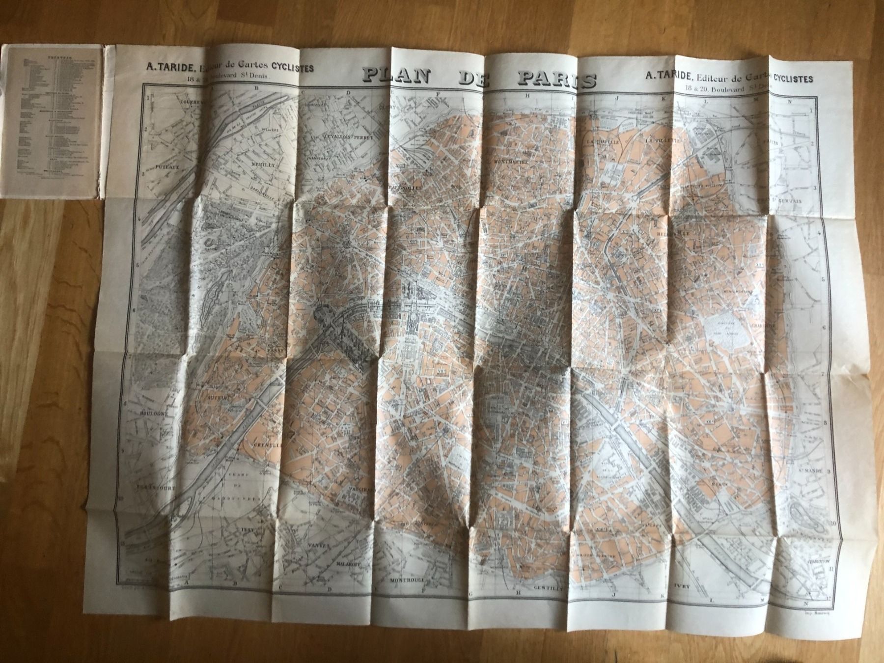 Cartine & Atlanti: Paris 1900 – Plan général. – Usato da Zürich venduto da allp 1