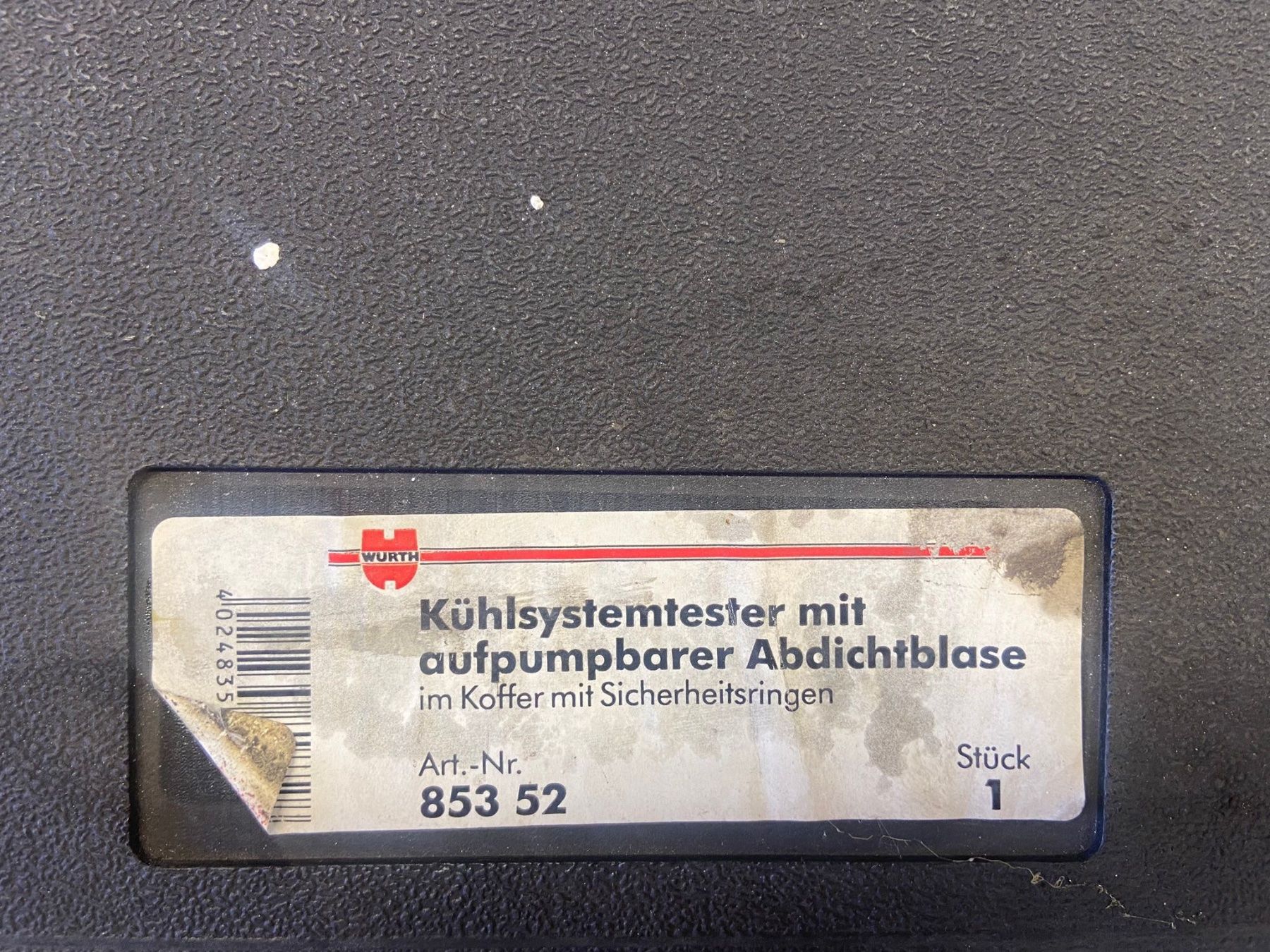 Würth Tutti gli attrezzi: Testeur Circuit Refroidissement/Kühlsystemtester Wurth – Nuovo (secondo la descrizione) da Echallens venduto da Tools0101 2