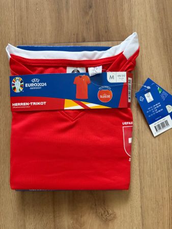 Schweiz EURO 2024 Trikot - Herren Grösse M - Neu & OVP