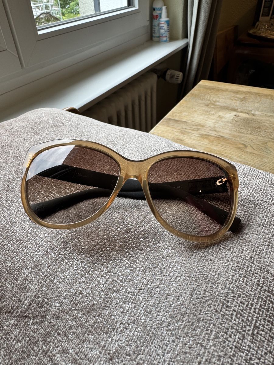 Max Mara Occhiali & Lenti: Max Mara tortoiseshell leather style sunglasses – Usato da Zürich venduto da Turkeykitty 3