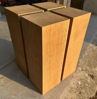 Exklusiver Beistelltisch / Hocker / Säule Eiche massiv