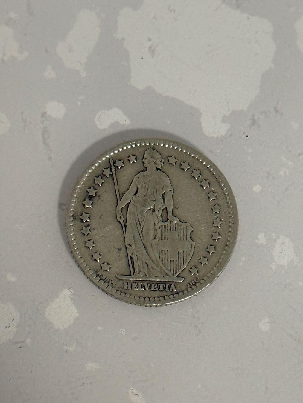 Tutti le monete: 1 Franken 1907  Silber  Abart – Usato da Wallisellen venduto da SWISS_SILVER1 1