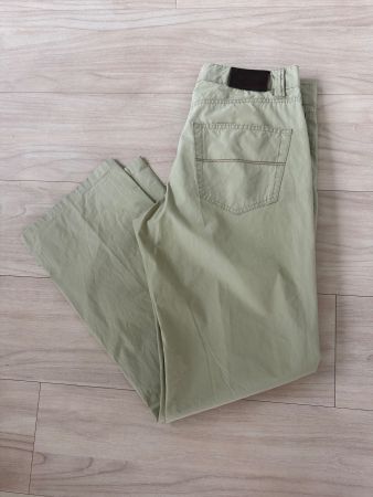 Leichte Joop Hose Baumwolle helles Olivegrün Gr.34/34