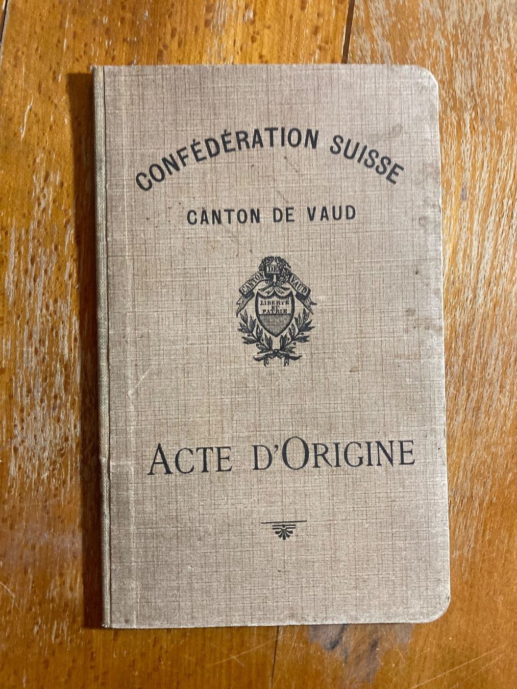 Documenti: Acte origine Guex Cossonay 1917 – Usato da St-Cierges venduto da LeRegain
