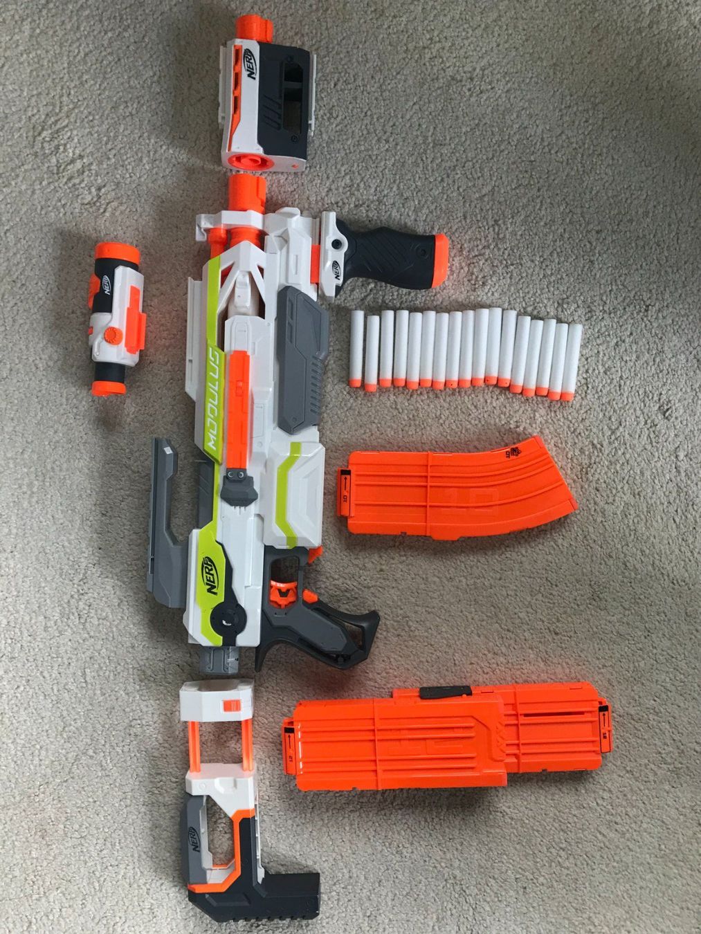 Nerf Giocattoli: NERF Modulus ECS-10 motorisierter Blaster – Usato da Dürrenäsch venduto da Didaedi 1
