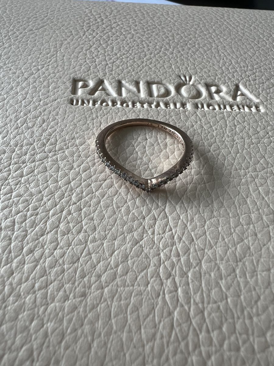 Pandora Bagues: Original Pandora Wishbone Ring rosegolden – D'occasion à Toffen par Vanessa_Germann