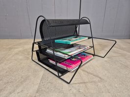 Lochblech Magazin Rack Zeitungsständer Organizer Ablage