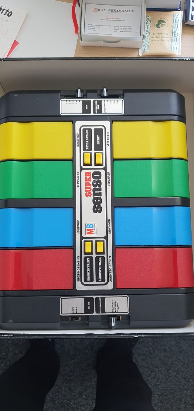 Giochi: MB Super Senso Spiel Electronic Game – Usato da Muri AG venduto da Jeromia 1