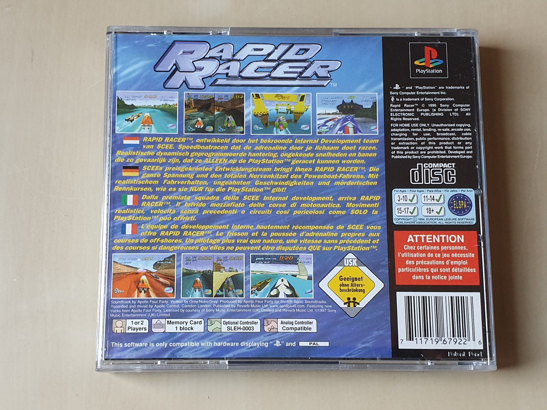 Sony Giochi: Rapid Racer – Usato da Stansstad venduto da collectorsshop 1