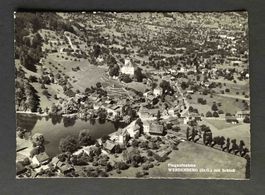 AK Fliegeraufnahme Werdenberg St G mit Schloss