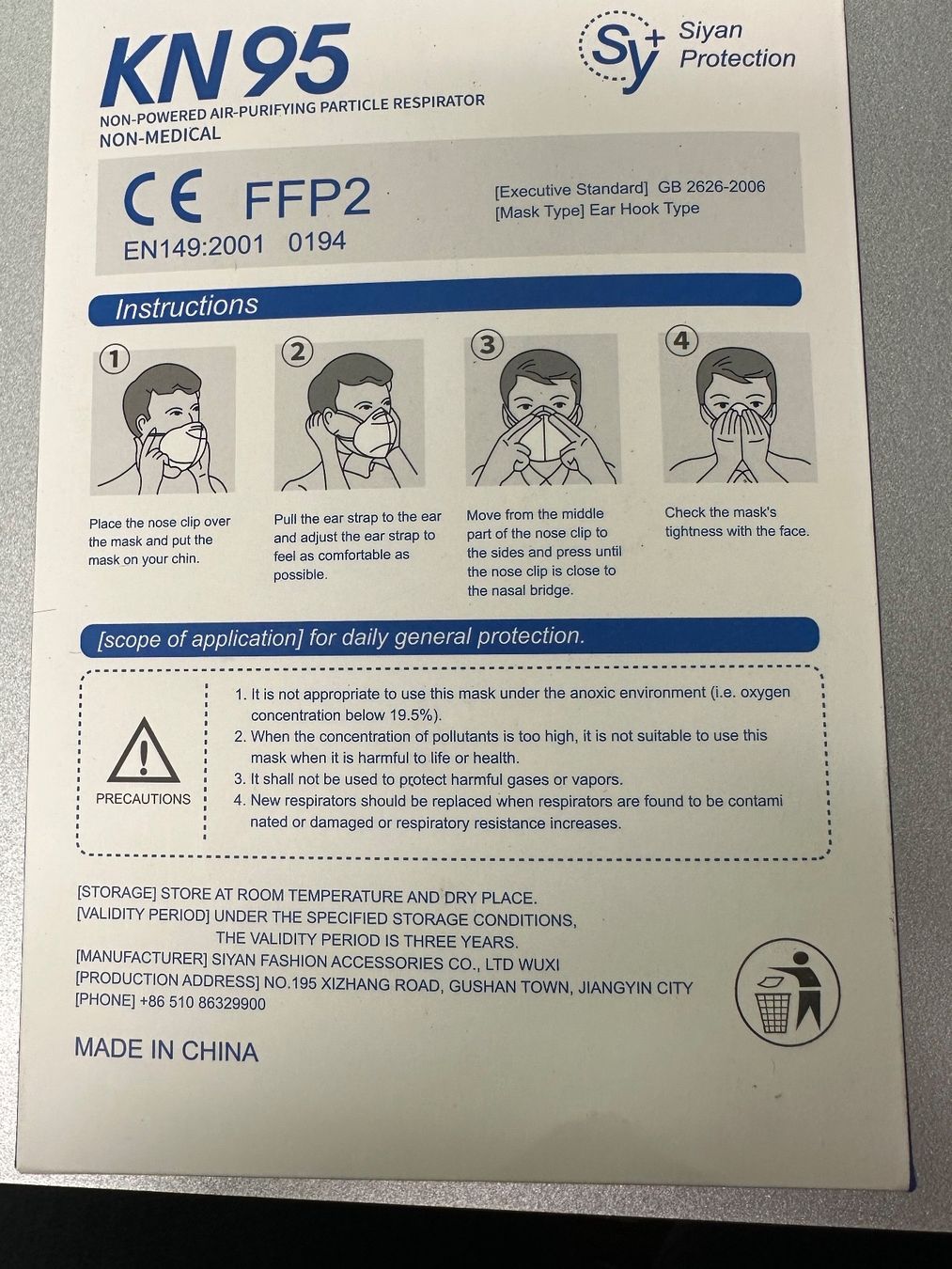 Protezione per viso e udito: Staubmaske bzw. FFP2 Maske – Nuovo e nell'imballaggio originale da Necker venduto da liq24 1