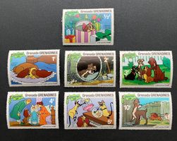 Disney Briefmarken Lady and the Tramp Grenadines 1981