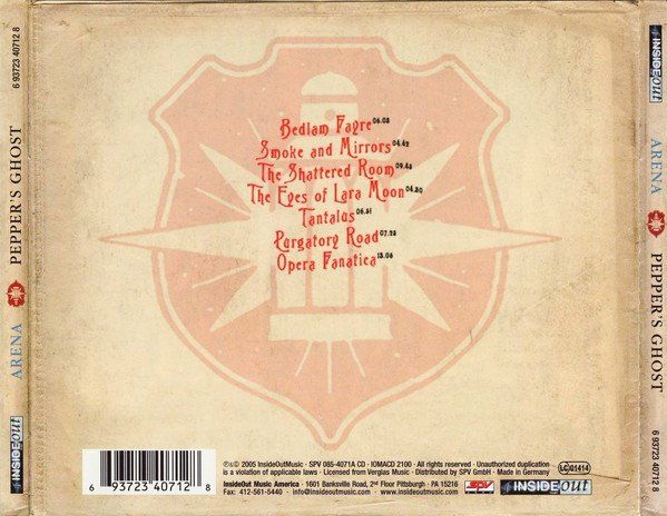 CDs: Arena – Pepper's Ghost - c – Gebraucht aus Brittnau von Zibu 5