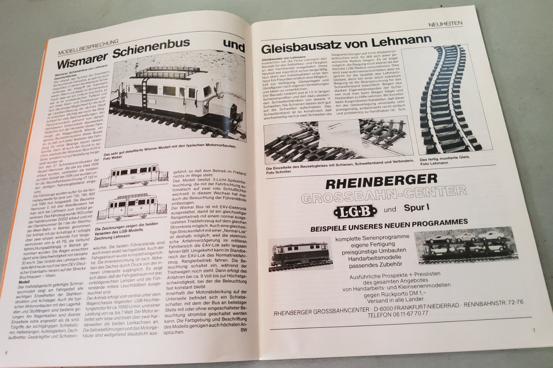 Riviste & Magazine: 2 mbz Modellbahn-Zeitschrifzen 4/1981 + 5/1995 – Usato da Grüningen venduto da VENOM59 1
