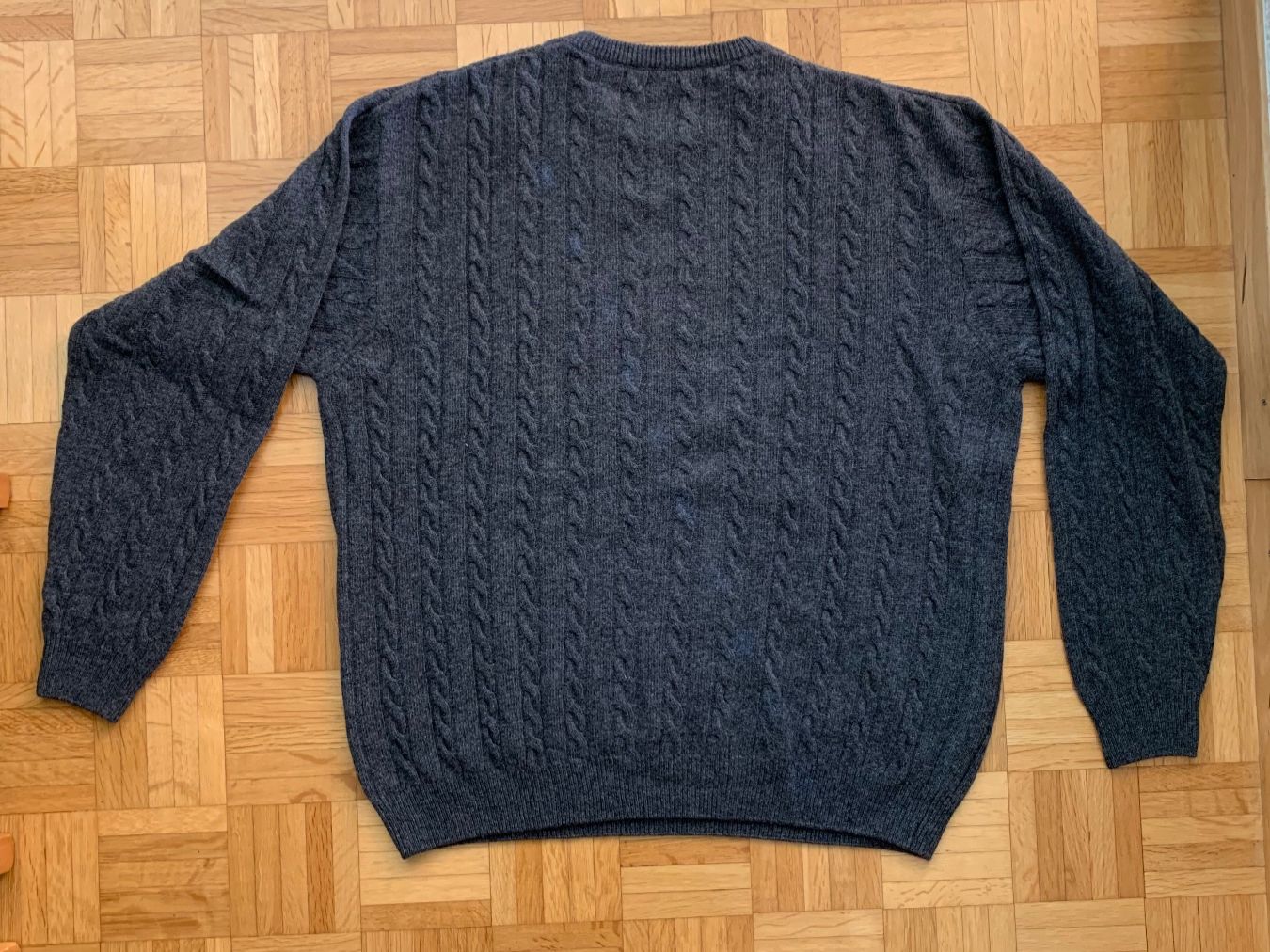 Pullover & Sweatshirts: Pullover grau Zopfmuster Wolle Mix – Neu (gemäss Beschreibung) aus Wettswil von cipollina71 1