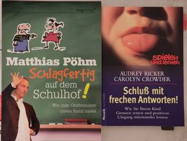 2 Fachbücher Schluss mit frechen Antworten + Schlagfertig