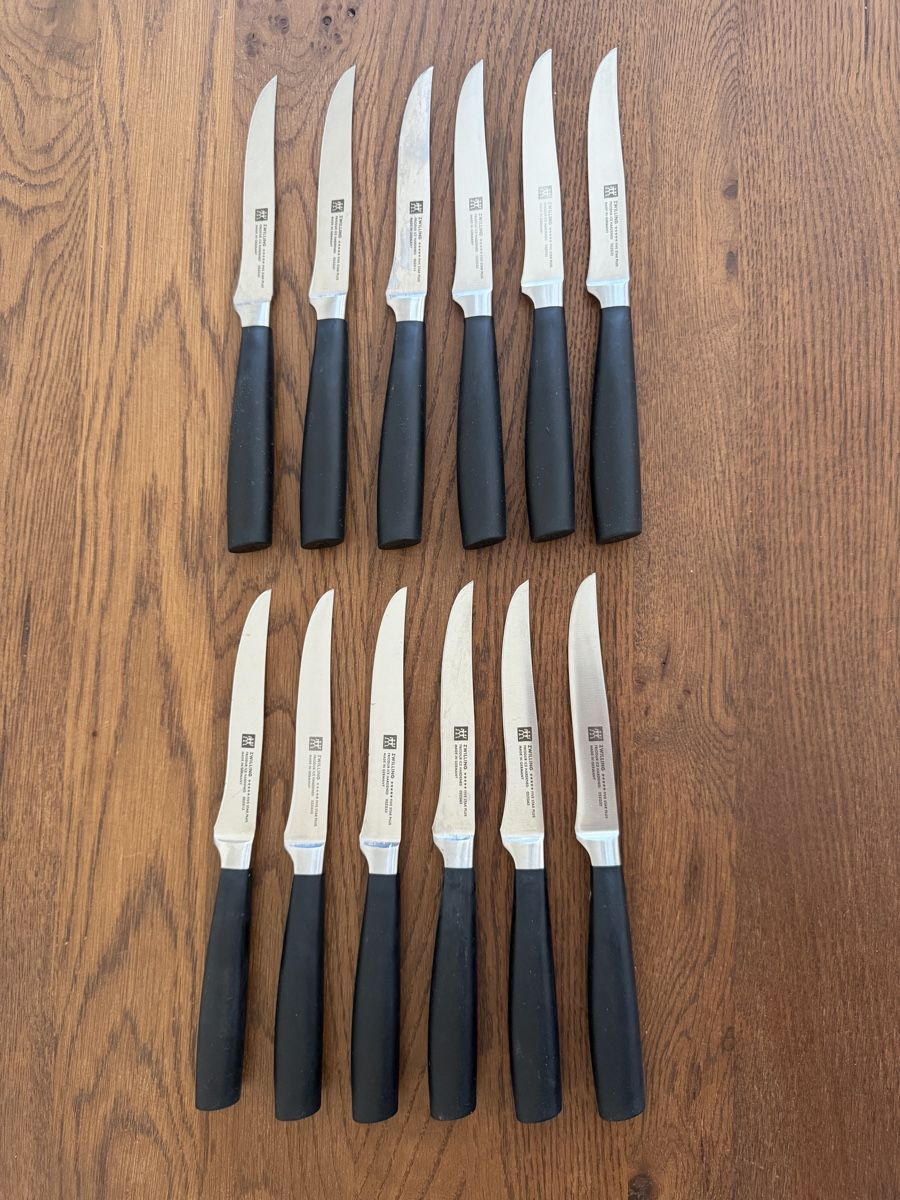 Zwilling Messer: ZWILLING Five Star Plus Steakmesser Set 12-teilig – Gebraucht aus Dübendorf von MariaS.