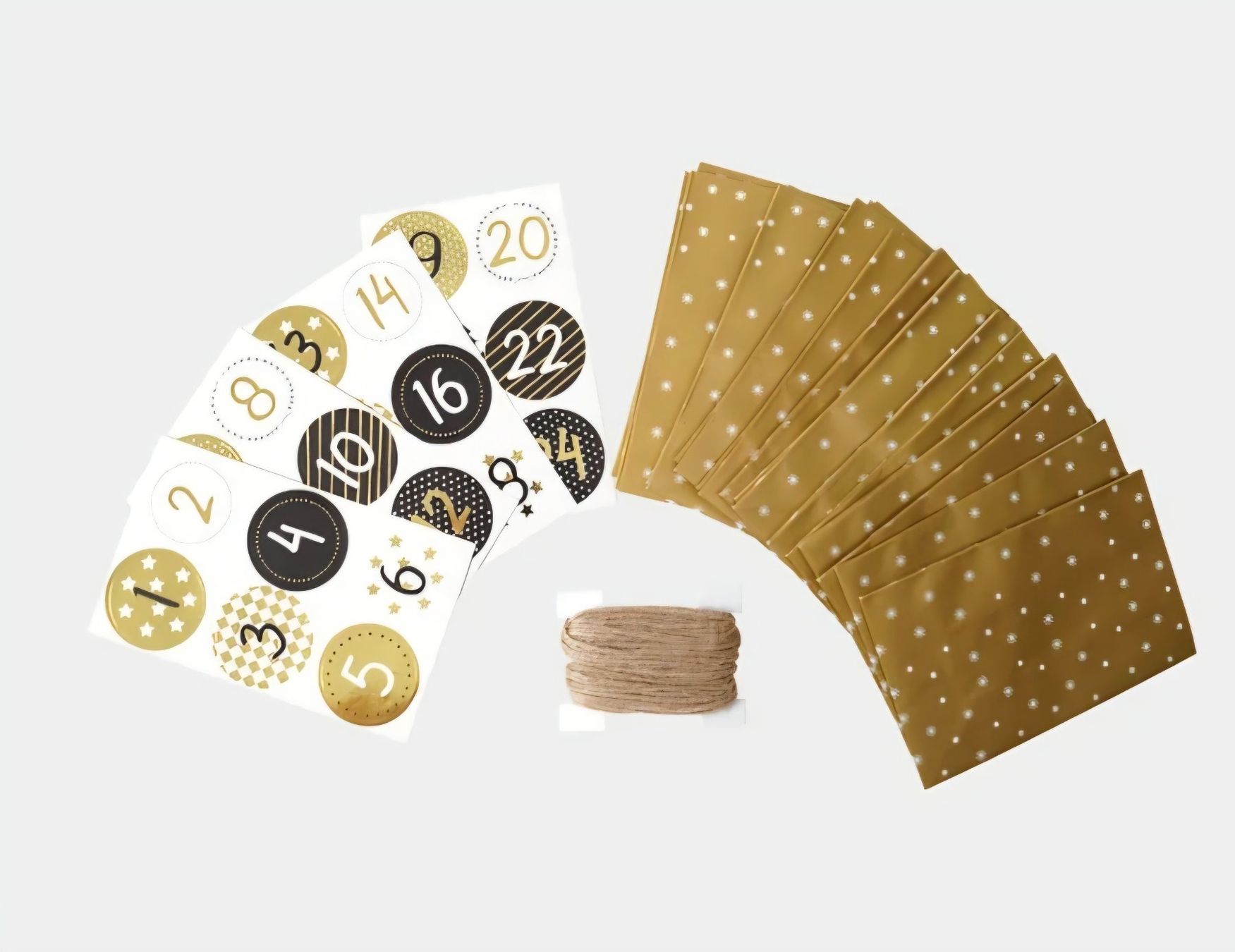 Calendari: Adventskalender Set gold Neu – Nuovo e nell'imballaggio originale da Gossau SG venduto da lad_pwg5 1