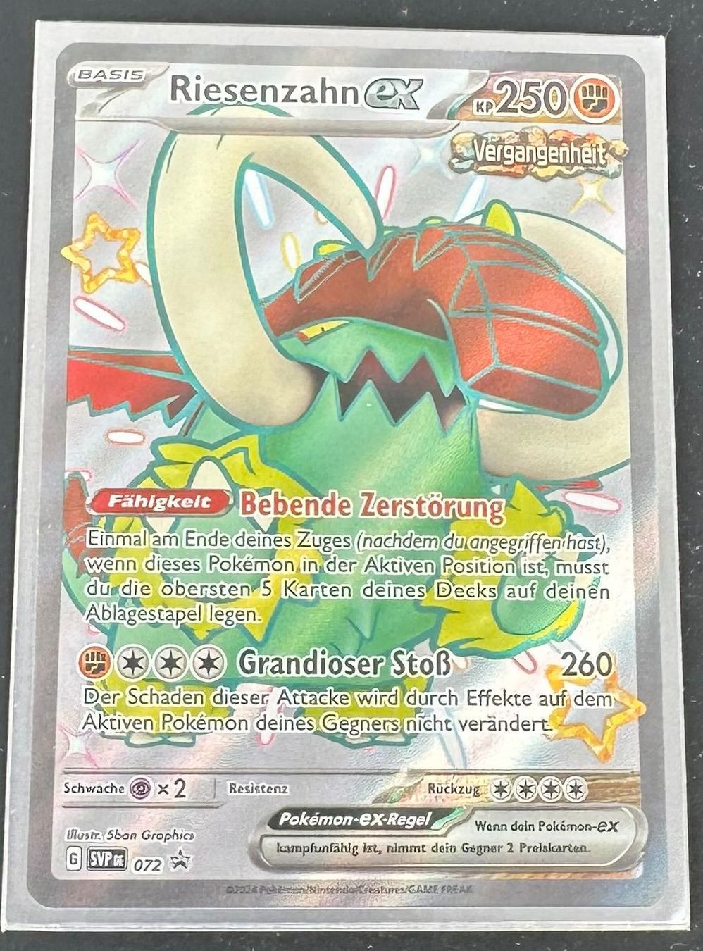 Pokémon Cartes à collectionner: Riesenzahn ex 072 Promo Deutsch Pokémon – Neuf (Voir description) à Dübendorf par TrimTrend