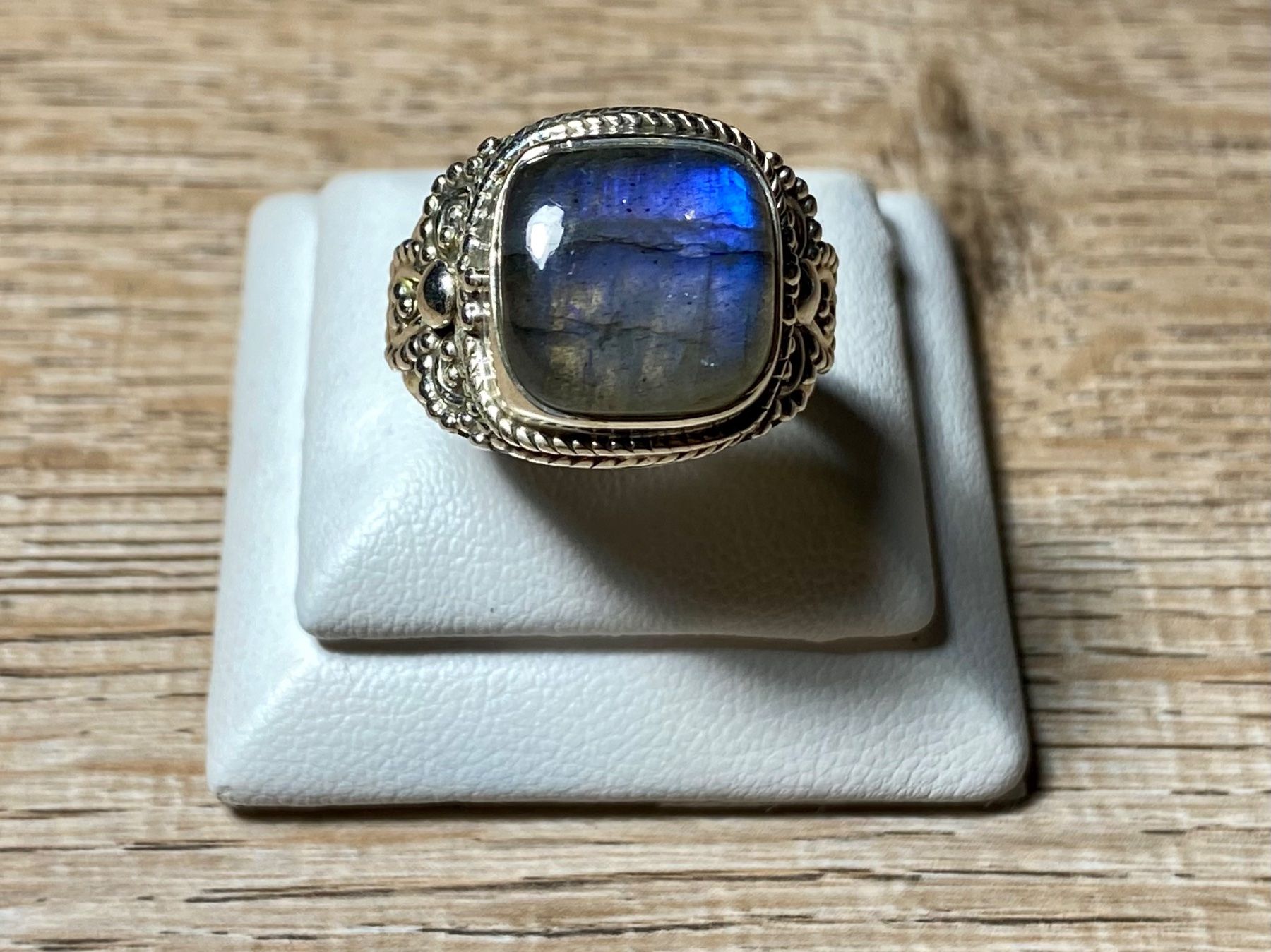 Anelli: Orientalischer Silber 925 Ring mit natürlichem Labradorit – Nuovo e nell'imballaggio originale da Laax venduto da Kiki_Kingdom3 8