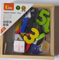 Magnetische Zahlen im Holzkasten - Spielspass für Kinder!